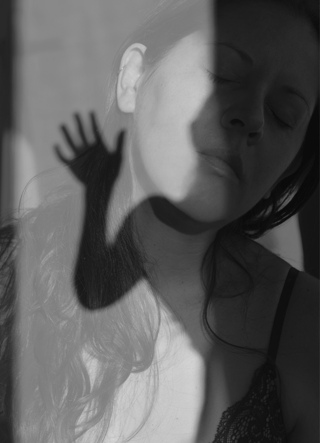 Doble exposicion cara y sombra